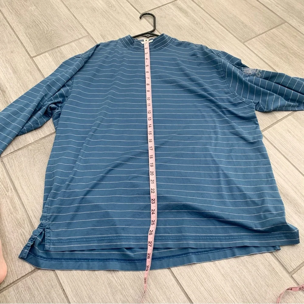 Fairway & Greene blue striped long sleeve shirt - Picture 7 of 7